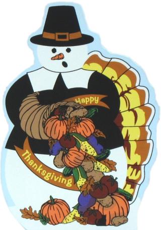 Thanksgiving Snowman