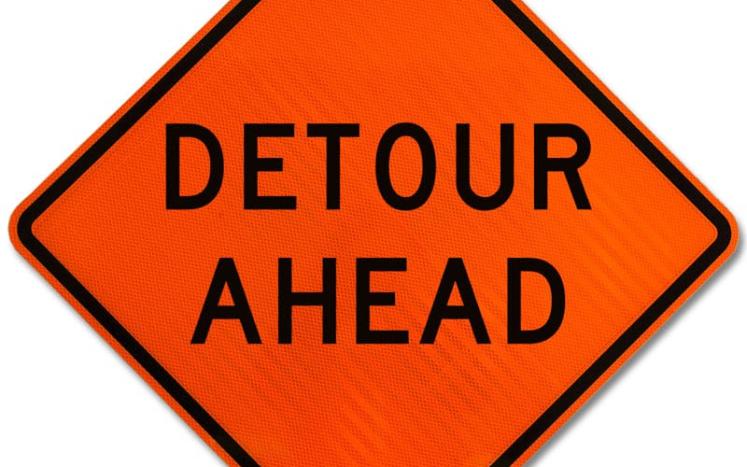 Road detour