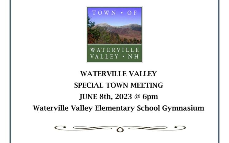 Special Town Meeting 6/8/23